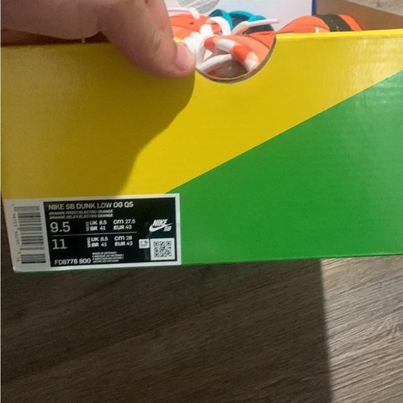 Orange Concept Dunks - Picture 2 of 5